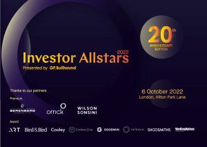 Investor Allstars 2022 Shortlist announced.