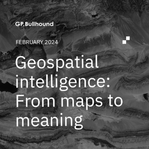 Geospatial intelligence: From maps to meaning